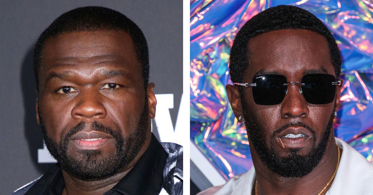 split image of 50 Cent & Sean Combs