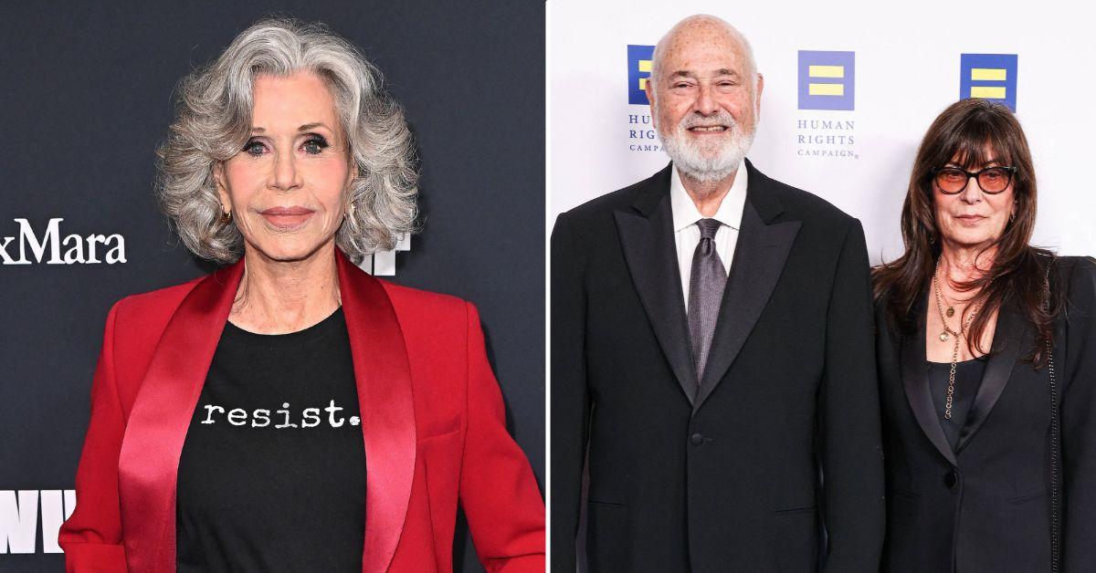 Photo of Jane Fonda, Rob Reiner and Michele Reiner