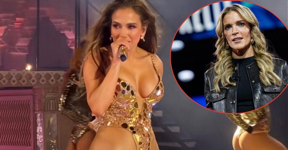 image of Megyn Kelly blasted Jennifer Lopez's wedding outfit.
