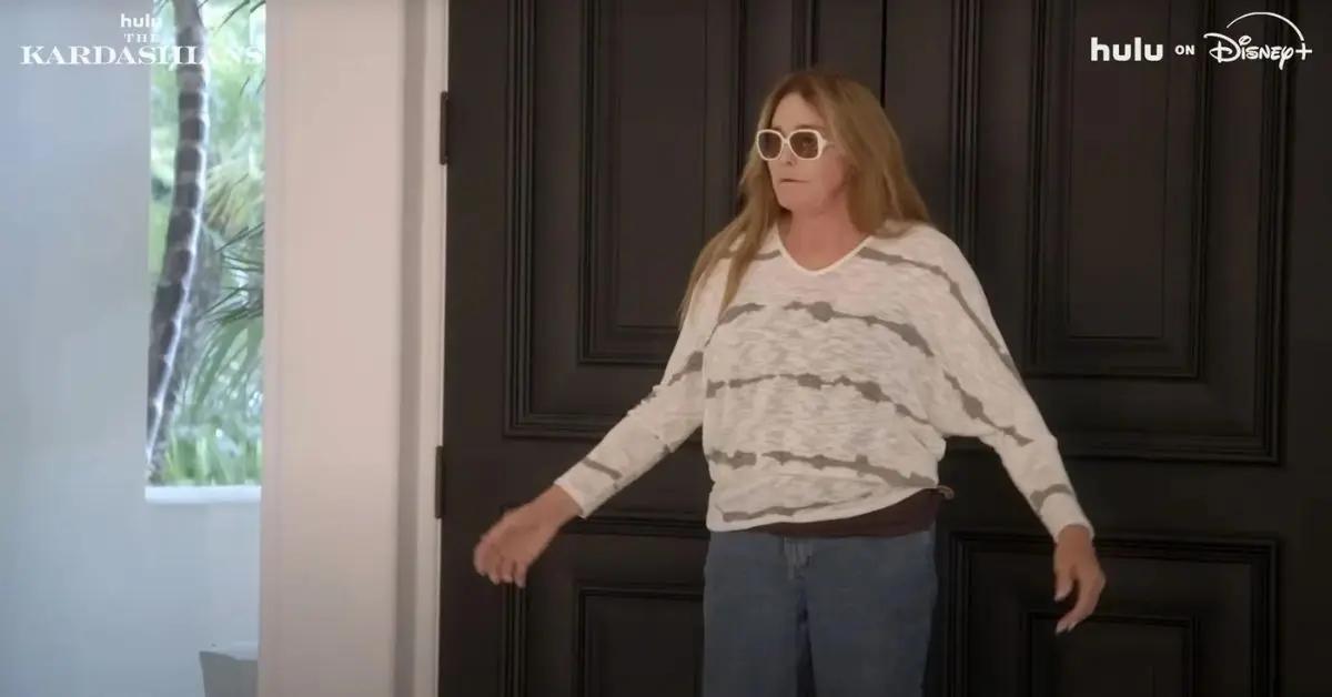 Photo of Caitlyn Jenner reunited with the family on the October 30 episode of 'The Kardashians.'