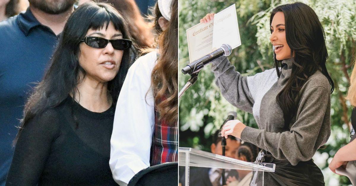 Photo of Kourtney and Kim Kardashian