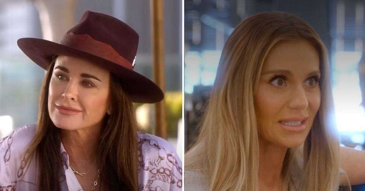 Composite photo of Kyle Richards and Dorit Kemsley.