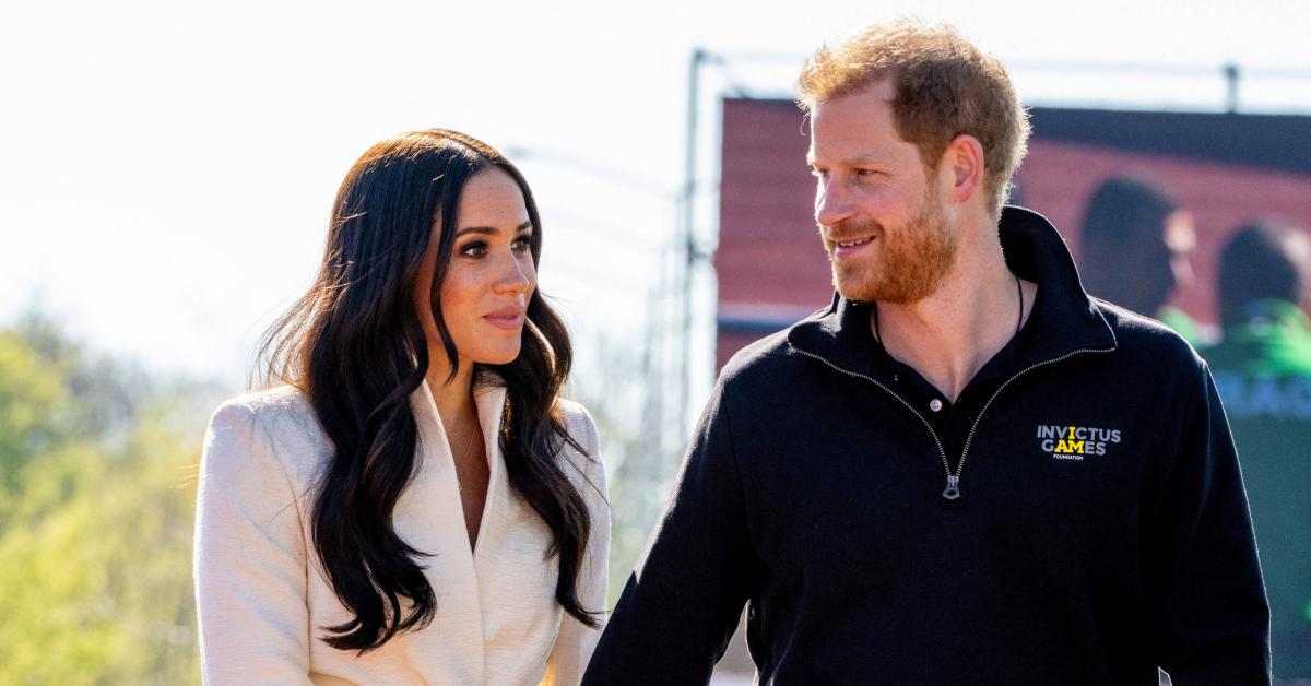 Photo of Meghan Markle and Prince Harry.