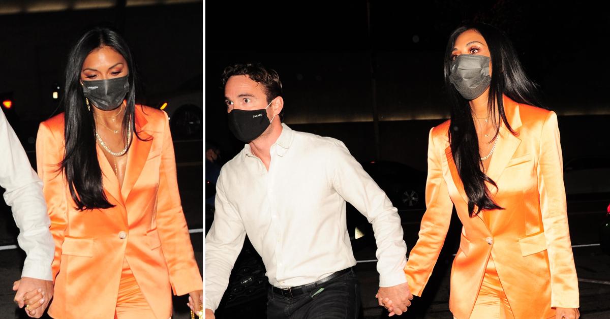 nicole scherzinger and thom evans at craigs for dinner ok