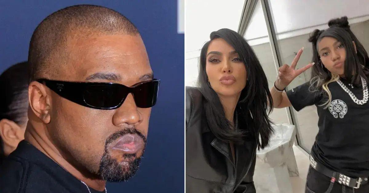 image of Kanye West was mad when North wore a corset in Italy this summer.