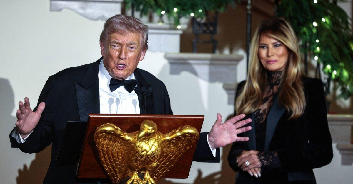 Photo of Donald Trump and Melania Trump