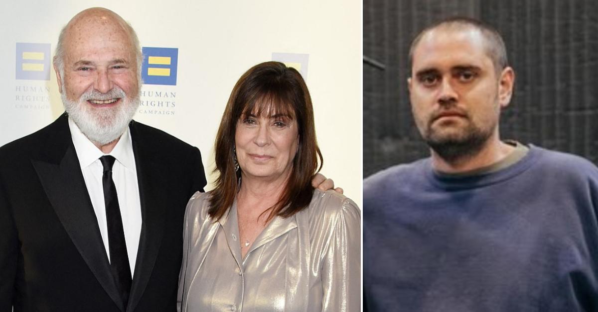 Split photo of Rob Reiner, Michele Singer Reiner and Nick Reiner.