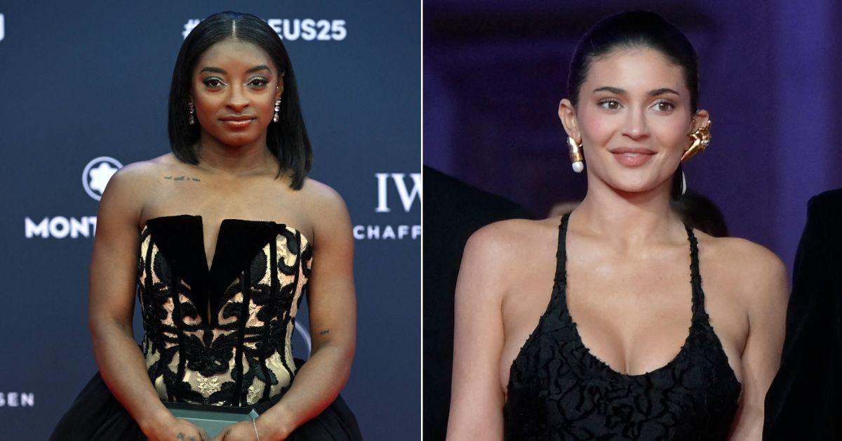 Photo of Simone Biles and Kylie Jenner