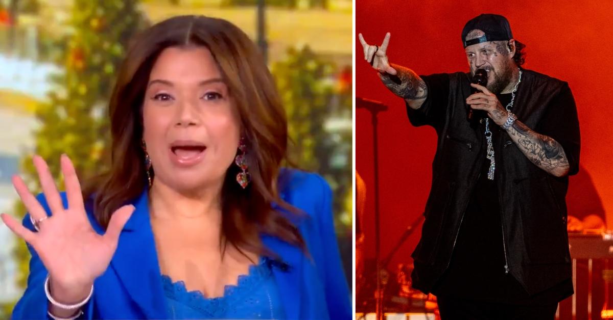 Split photo of Ana Navarro Jelly Roll 