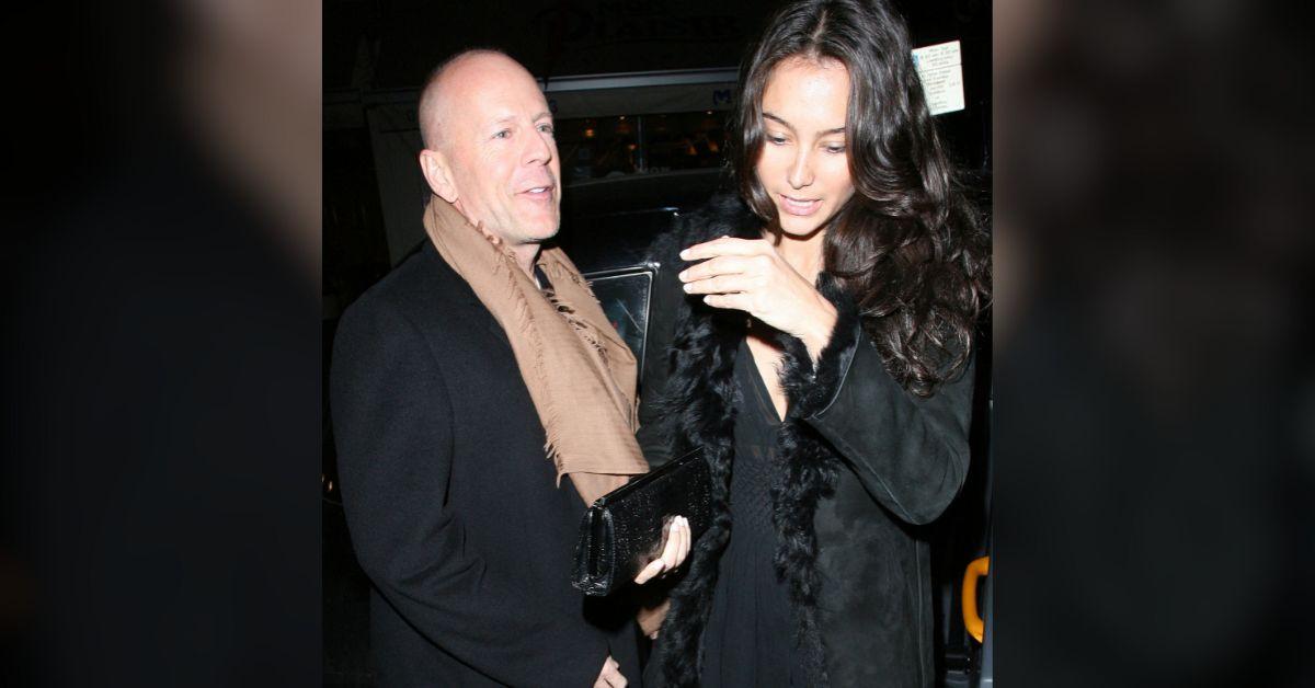 Image of Bruce Willis is living independent of his wife.