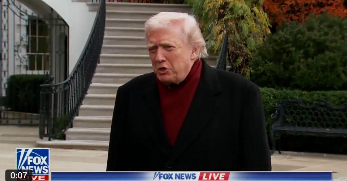image of Donald Trump's look has fans laughing.